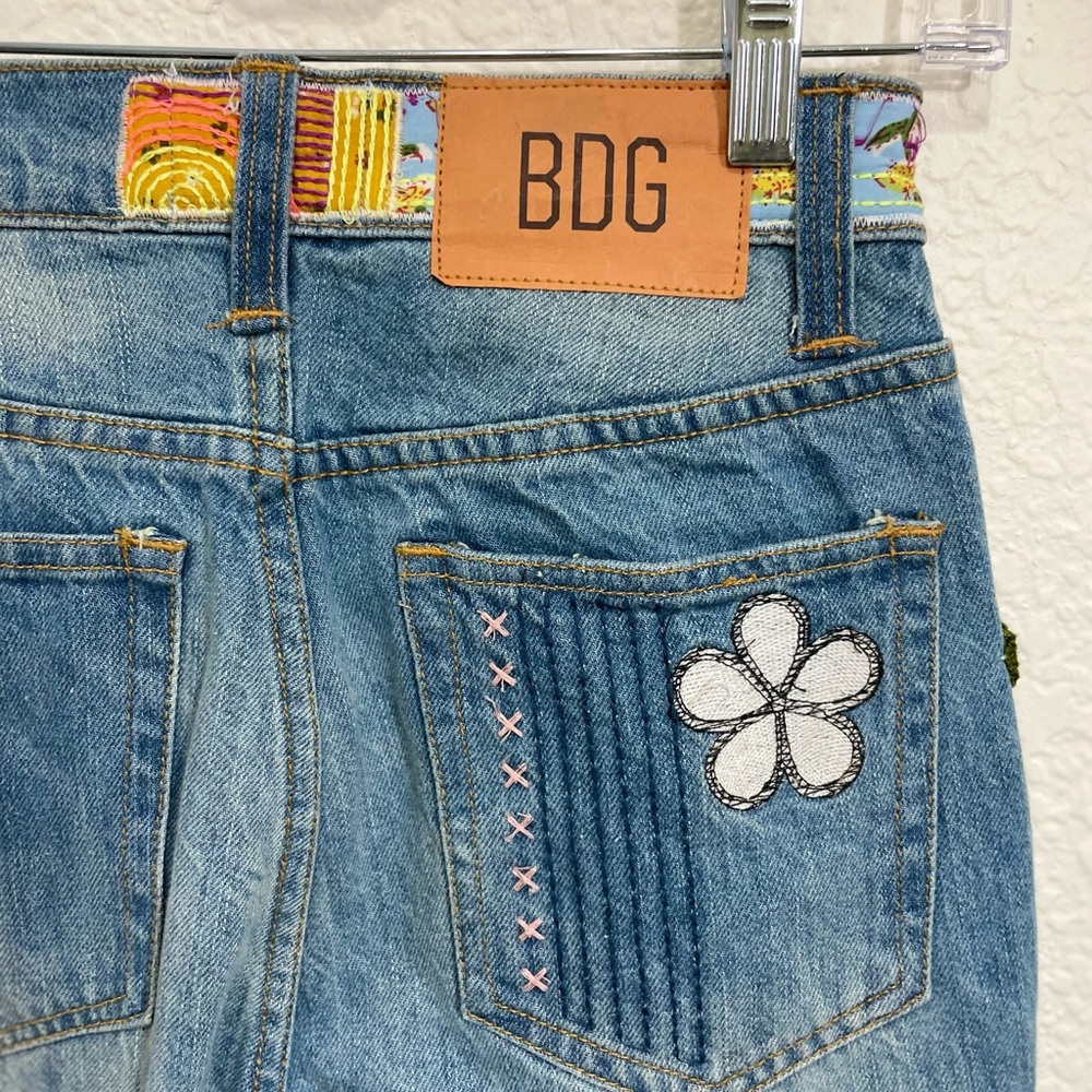 BDG Urban Outfitters Patchwork Jeans Size 24 - Picture 7 of 13